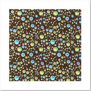 Colorful Bubbles Pattern Posters and Art